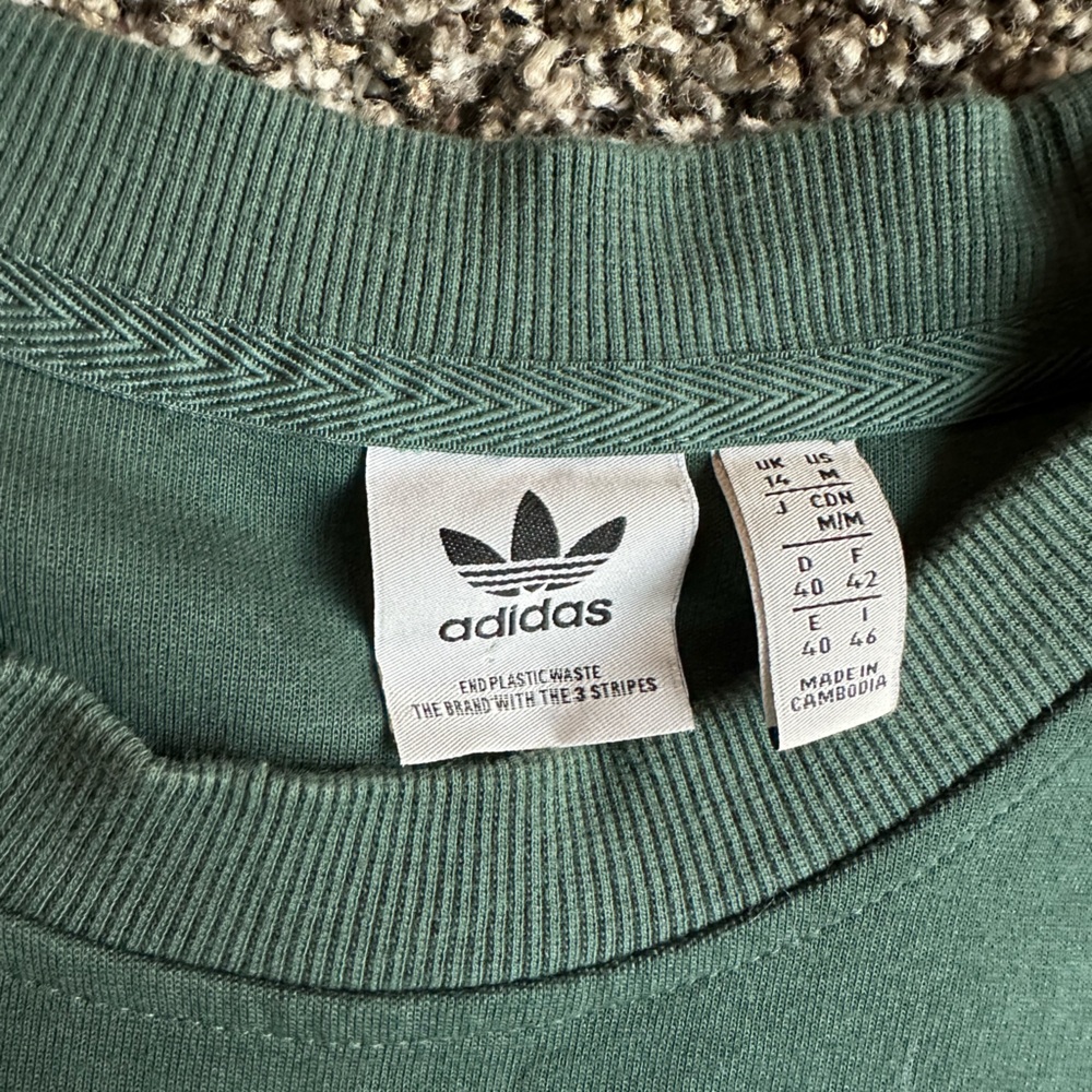 Adidas Womens Laced Crewneck Sweatshirt - Picture 4 of 4